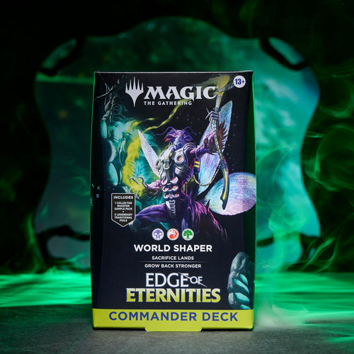 (50% Off Today Only) Magic: The Gathering Edge of Eternities Commander Deck Bundle - 2 of Each Deck (2 World Shaper + 2 Counter Intelligence)